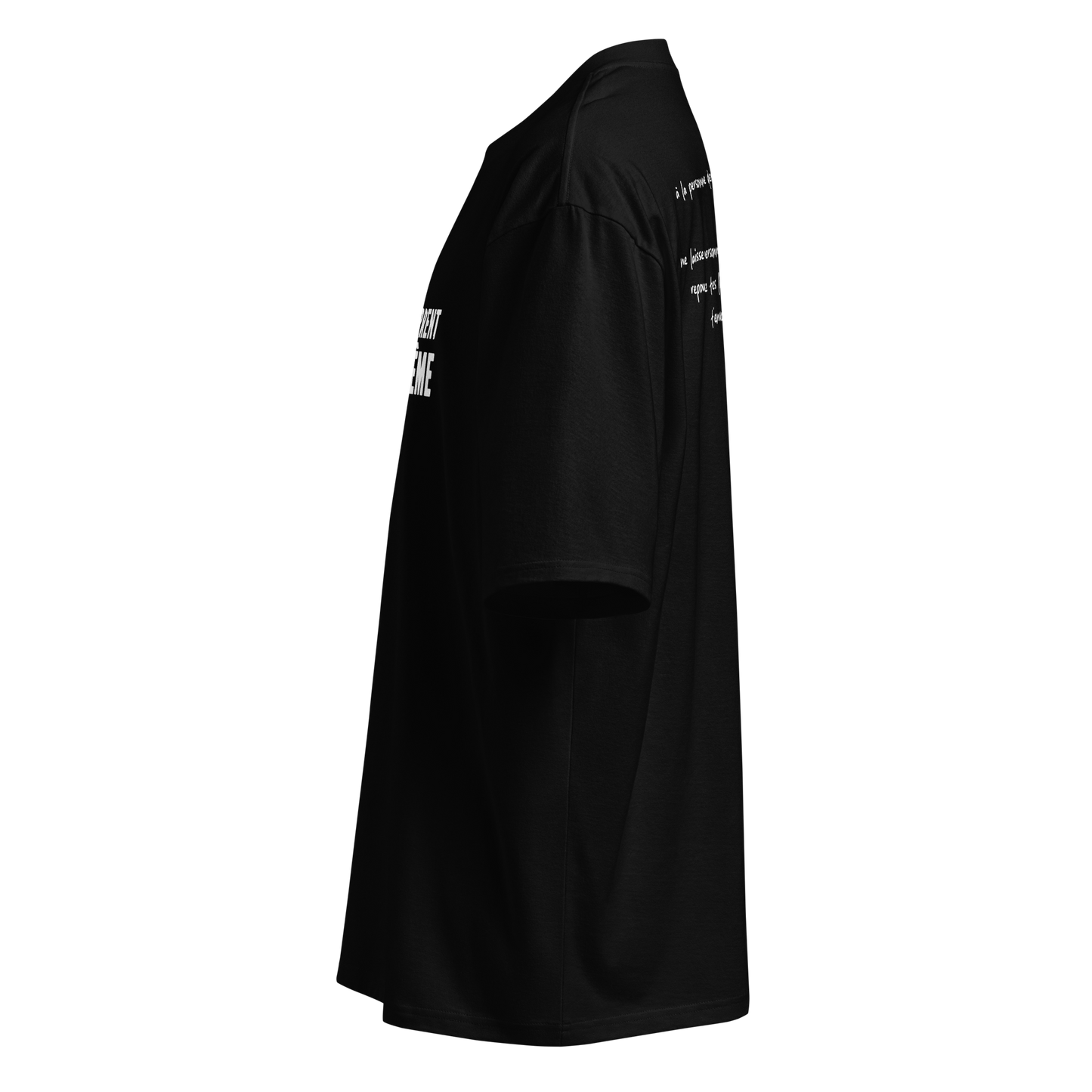 T-shirt lourd oversized - Ton seul concurrent, c’est toi-même.