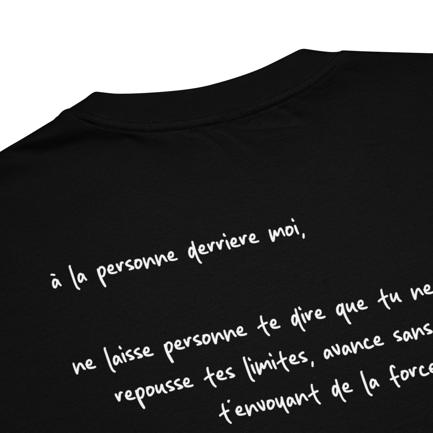 T-shirt lourd oversized - Ton seul concurrent, c’est toi-même.