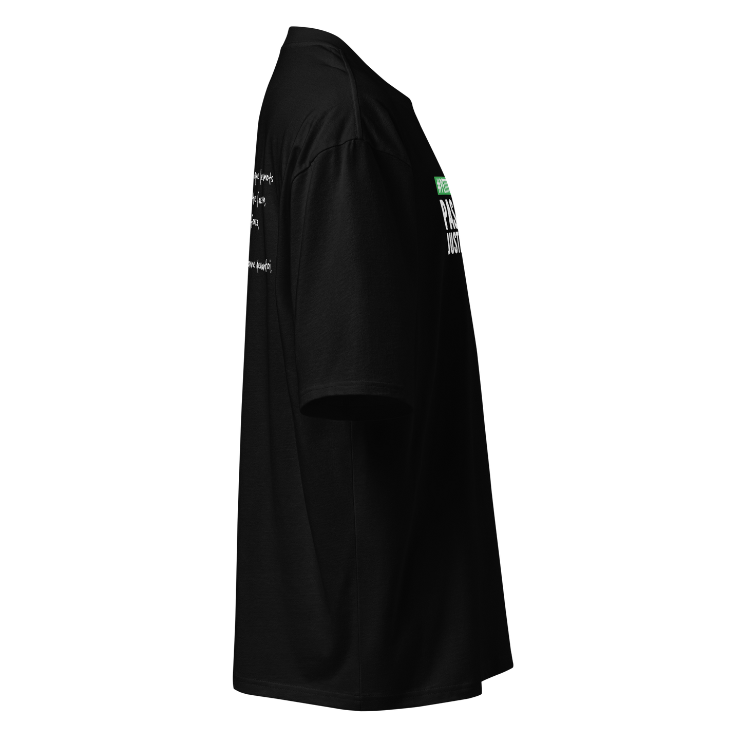 T-shirt lourd oversized - PAS D'EXCUSES